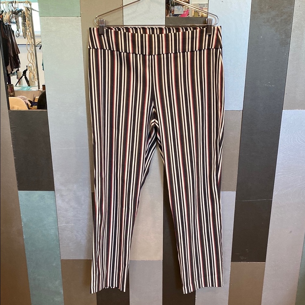 Vintage 90s Y2K Pinstriped Capris Pants